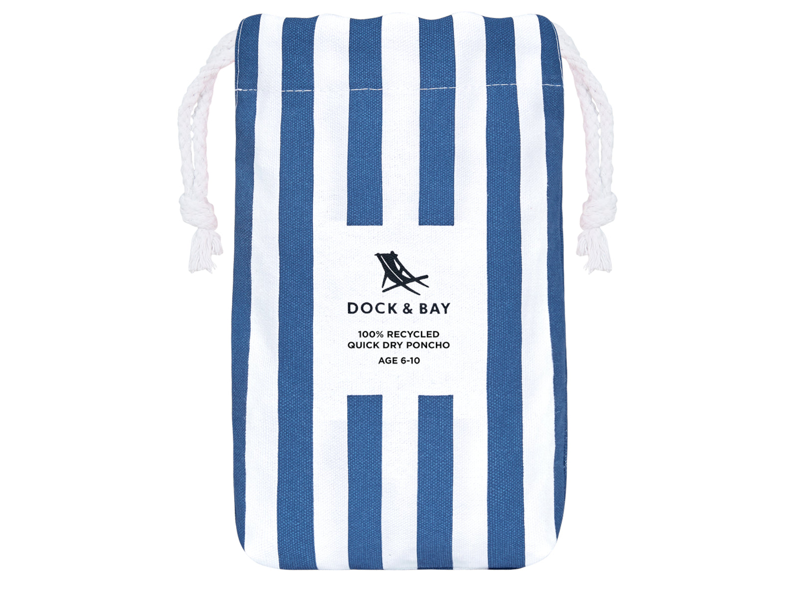 Dock & Bay Kinder-Badeponcho Whitsunday Blue 75x55cm - Produktbild 3