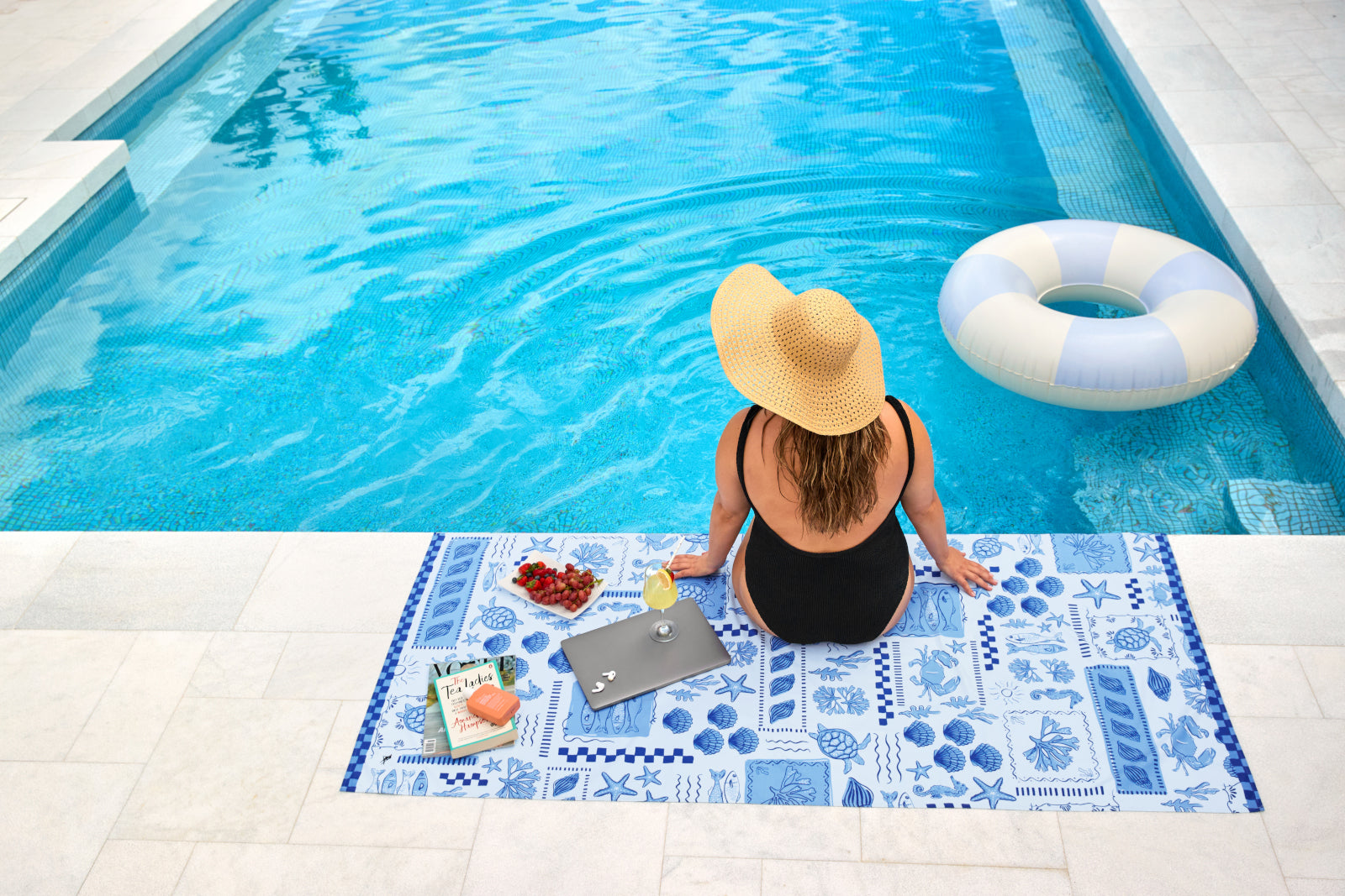 Dock & Bay Beach Towel L Grecian Shores 160x90cm - Produktbild 8