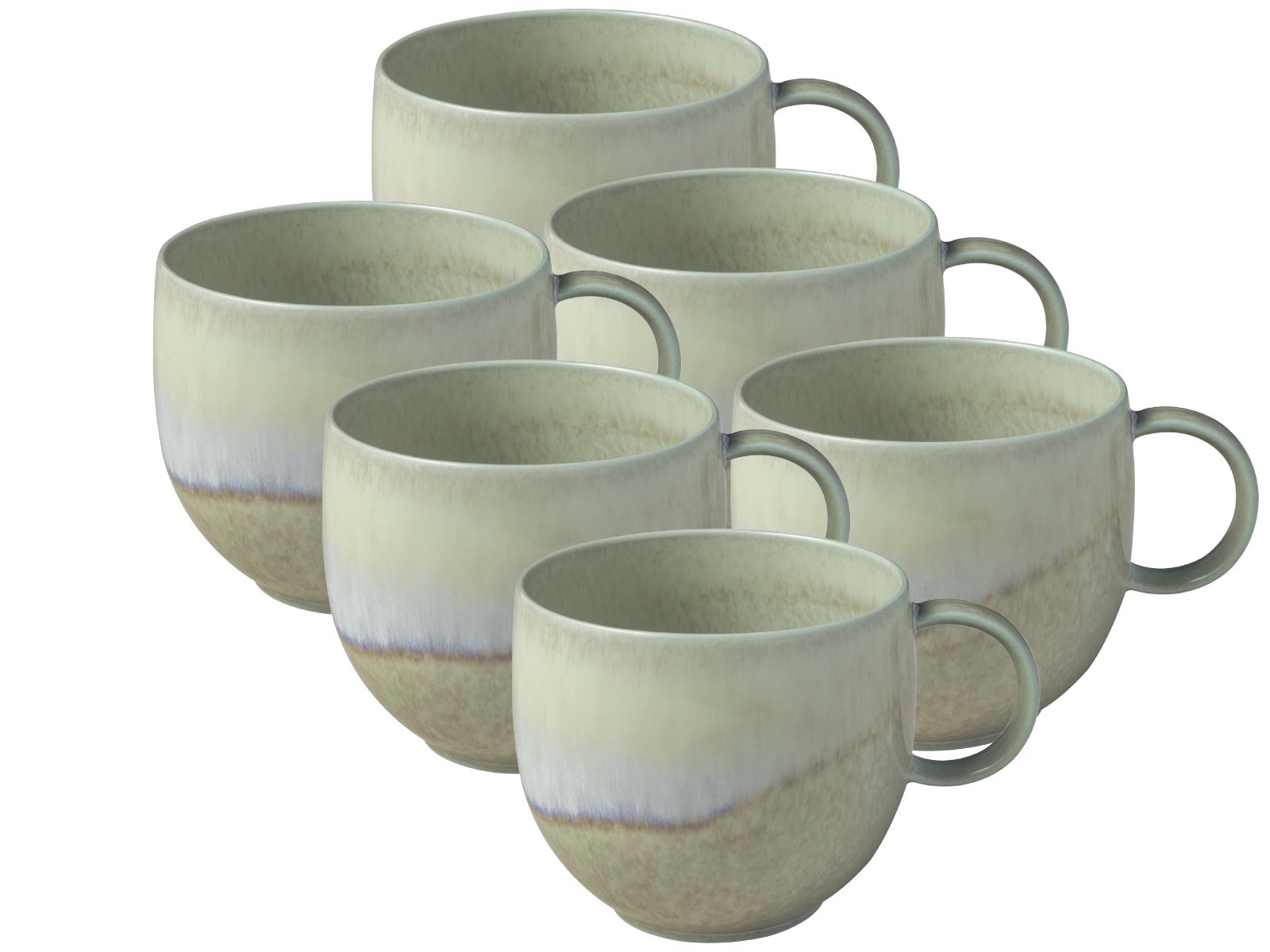 like. by Villeroy & Boch Perlemor Alga Becher mit Henkel 0,29l Set6