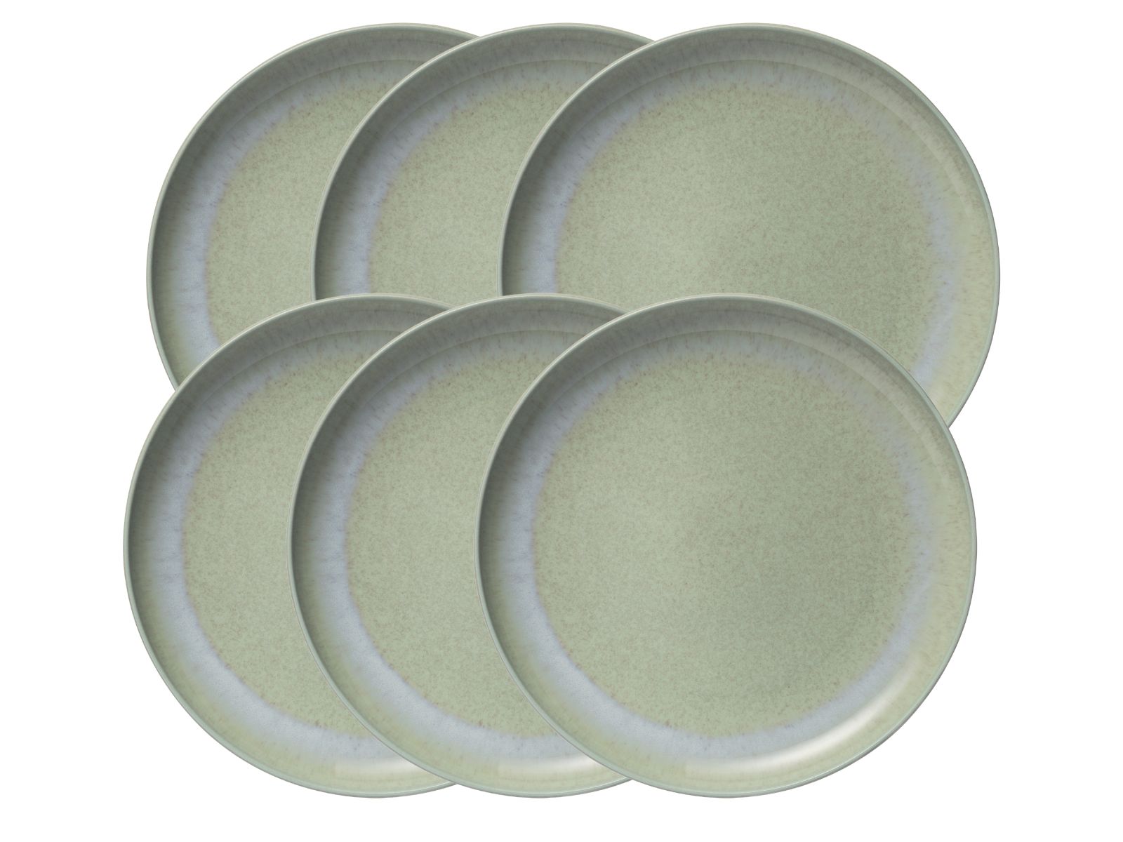 like. by Villeroy & Boch Perlemor Alga Frühstücksteller 24cm Set6