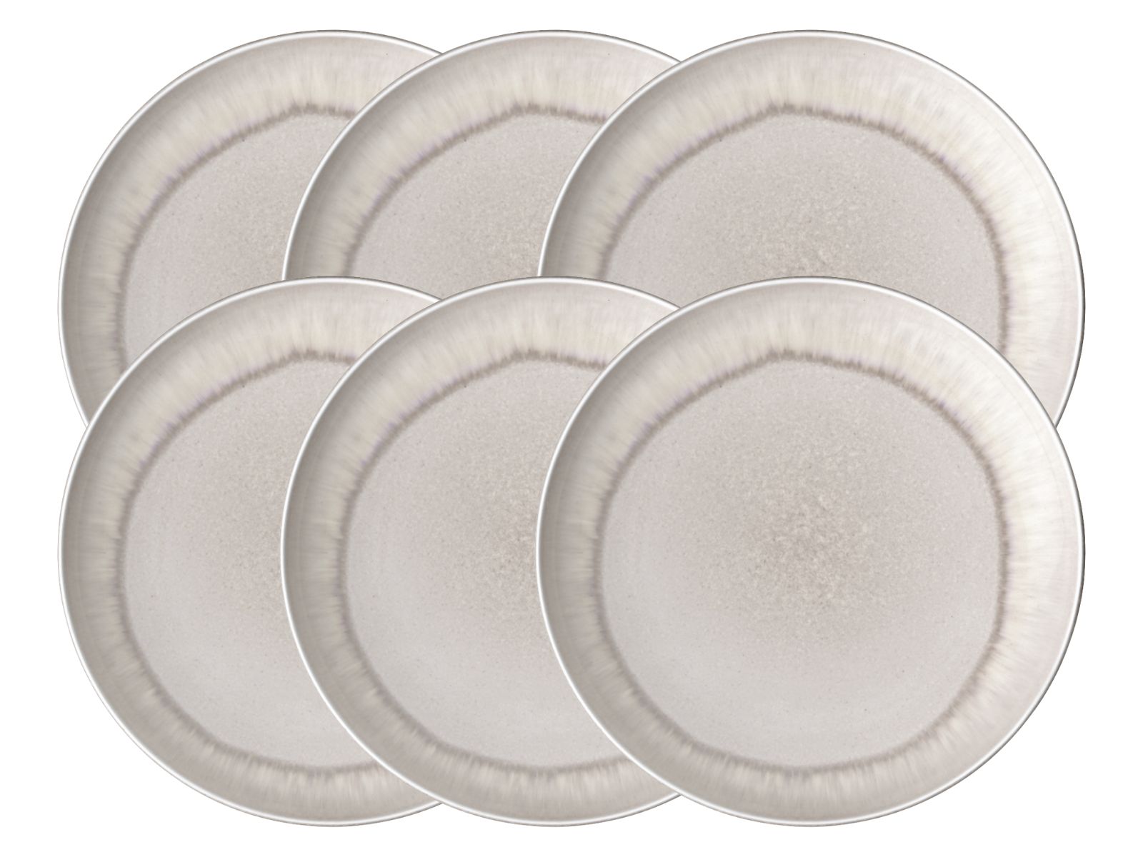 like. by Villeroy & Boch Perlemor Sand Frühstücksteller 24 cm Set6