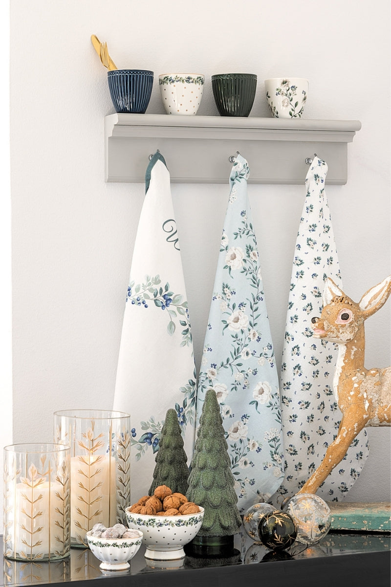 Greengate Dotty Geschirrtuch dark green 70x50cm - Produktbild 2