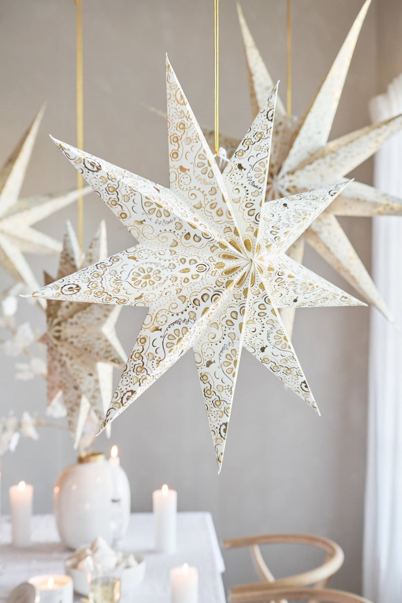 PIP STUDIO Weihnachtsstern Lampion weiß 110cm - Produktbild 4