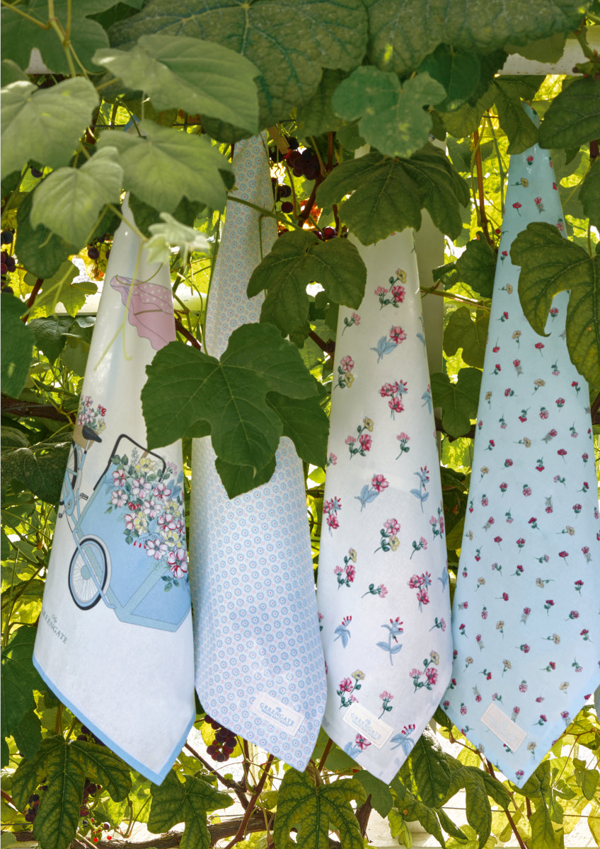 Greengate Portia Geschirrtuch white 70x70cm - Produktbild 6