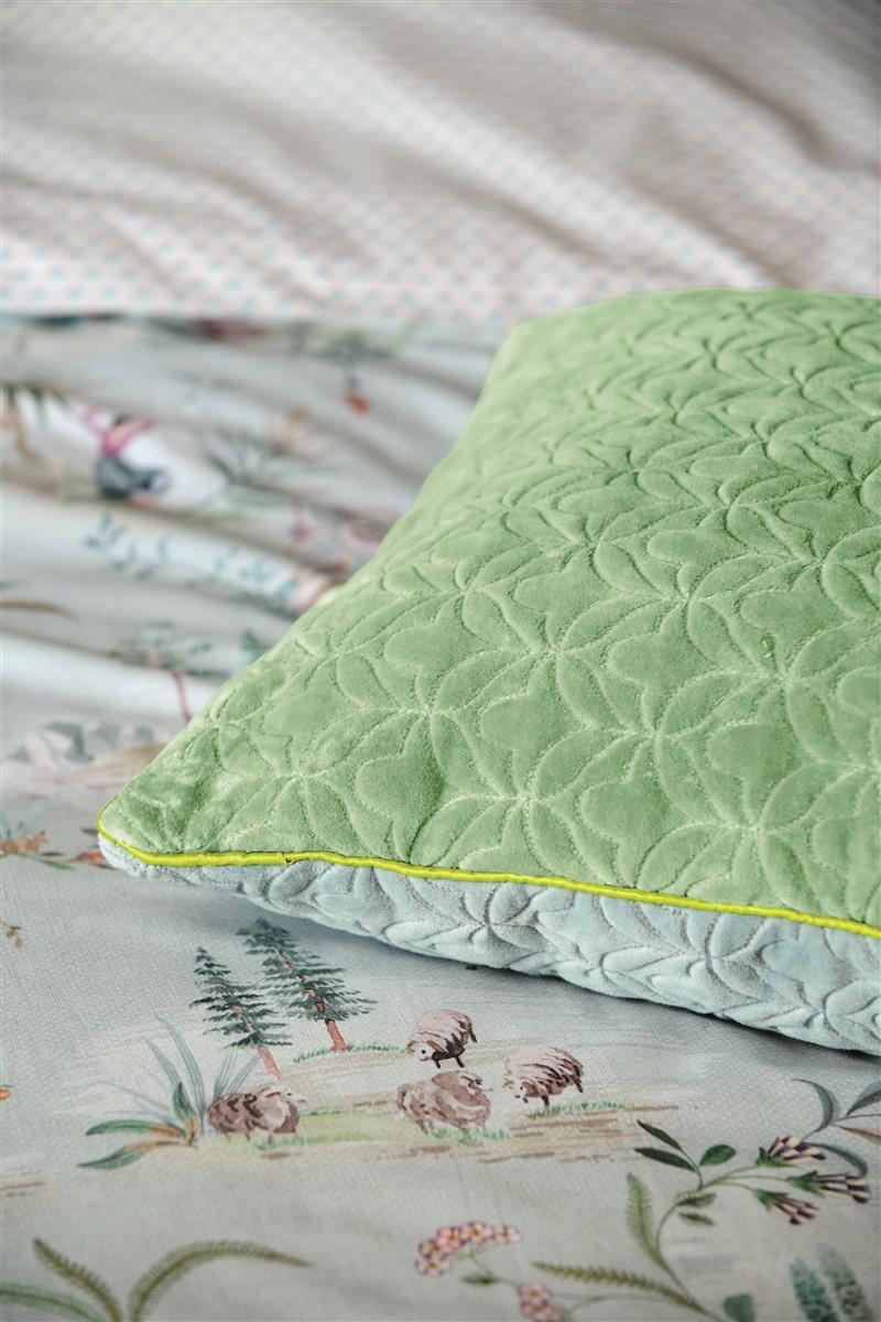 PIP STUDIO Quilty Dreams Kissen blue green 45x45cm (1Stück) - Produktbild 4