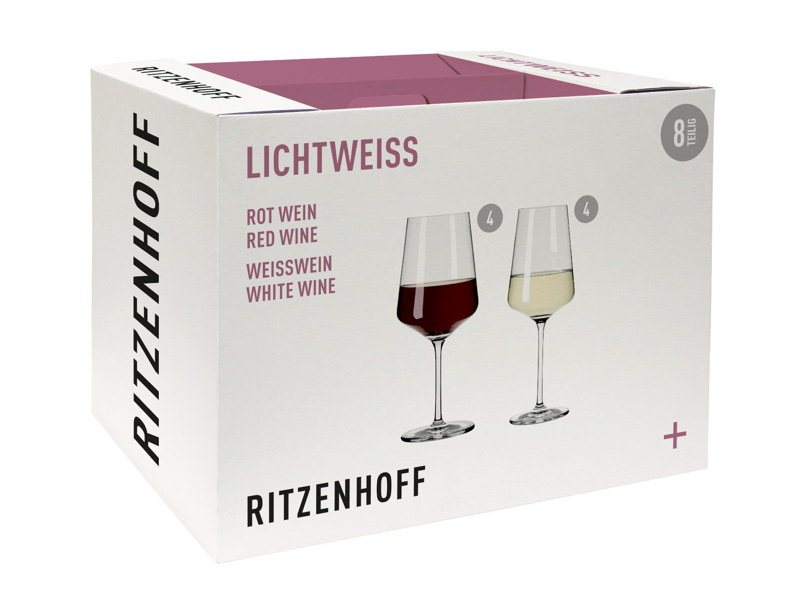 RITZENHOFF Lichtweiss Julie Rot/Weiß 8er Set 2021 - Produktbild 6