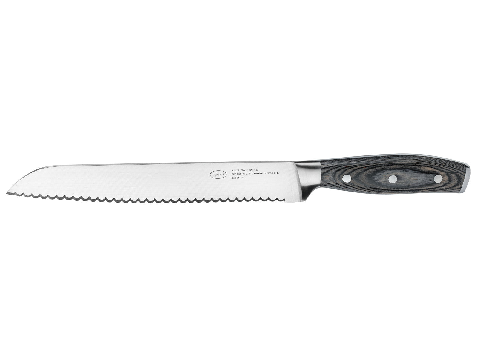 Rösle WOLFGREY Brotmesser 22cm
