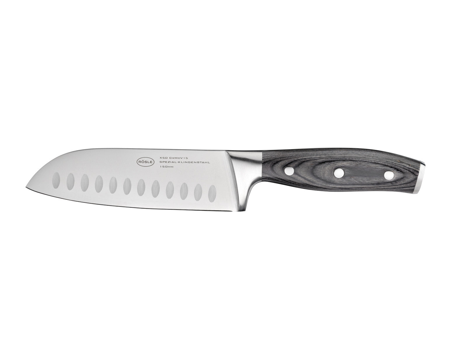 Rösle WOLFGREY Santokumesser klein 15cm