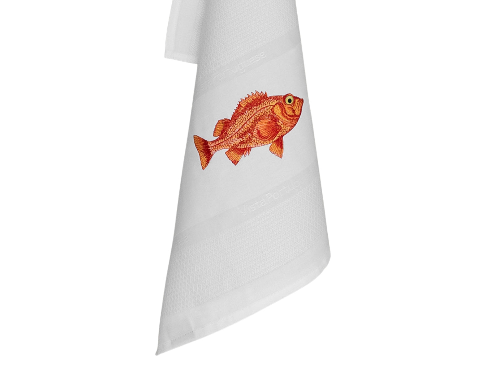 Vista Portuguese Geschirrtuch Redfish weiß 50x70cm - Produktbild 2