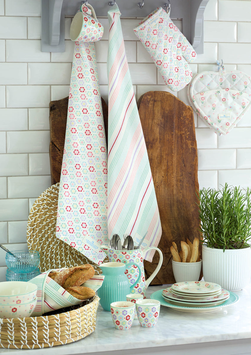 Greengate Divia Stoffserviette white 40x40cm - Produktbild 3