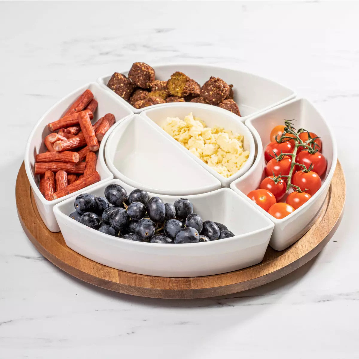 ladelle Alto Serve & Share weiß Drehteller 41cm - Produktbild 3