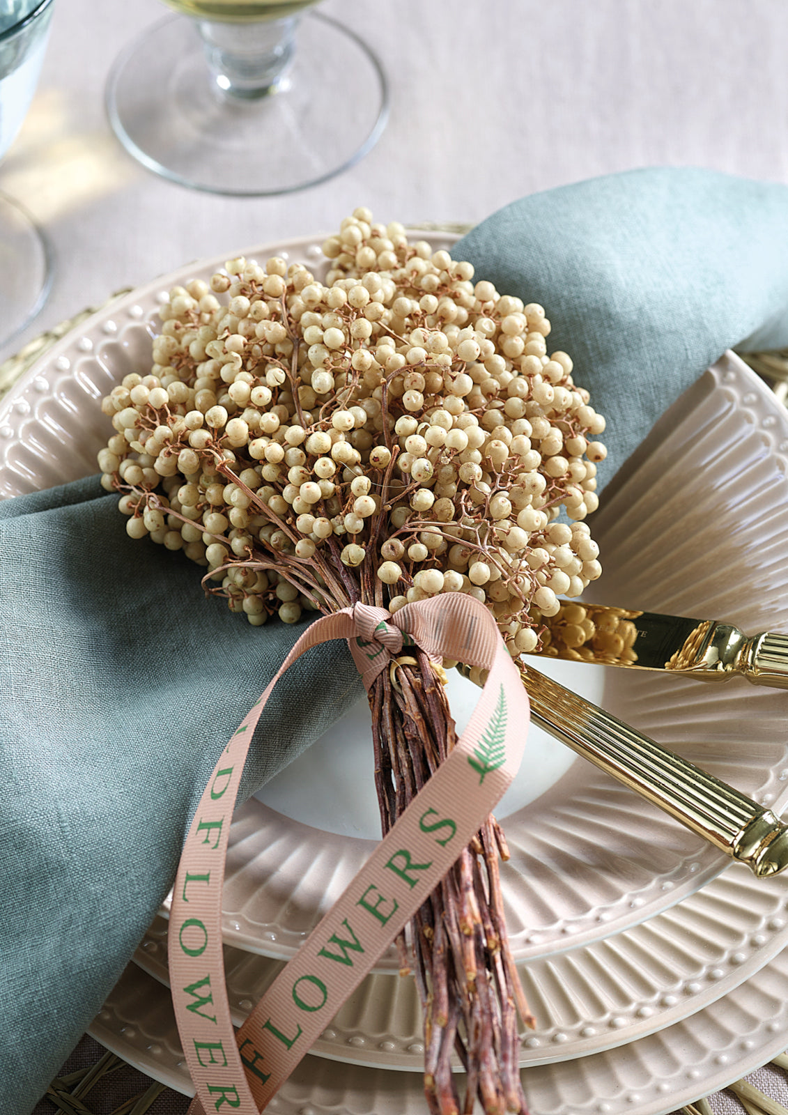 Greengate Alice Speiseteller creamy fudge 26,5cm Set6 - Produktbild 5