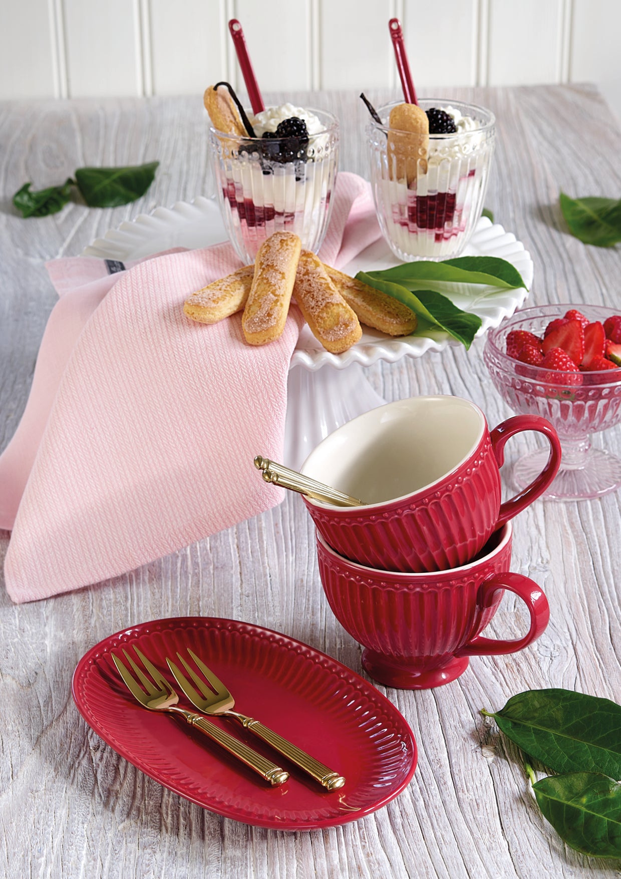 Greengate Alice Eierbecher red 6,5cm Set6 - Produktbild 2