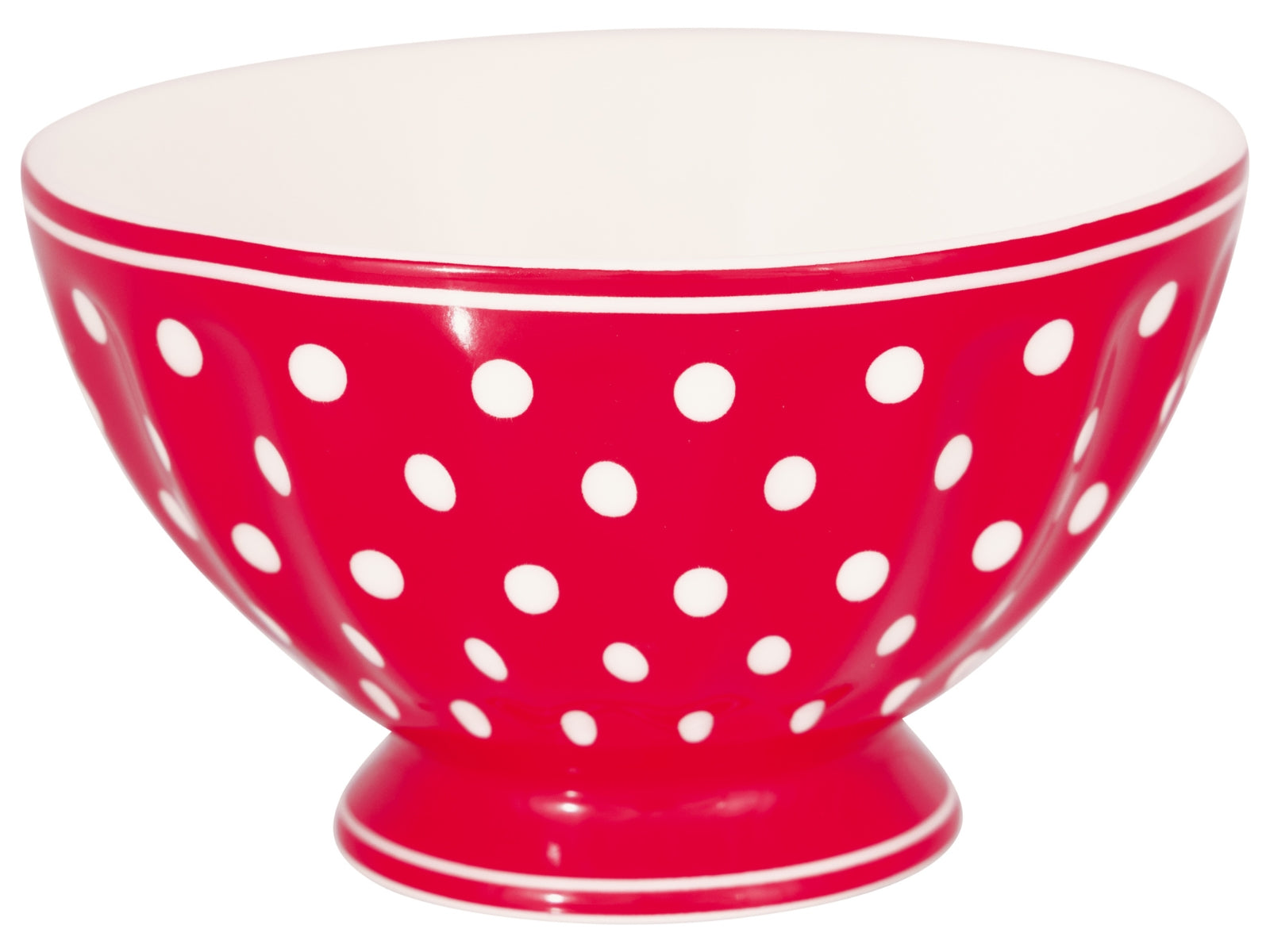 Greengate Dotty French Bowl medium red 10cm