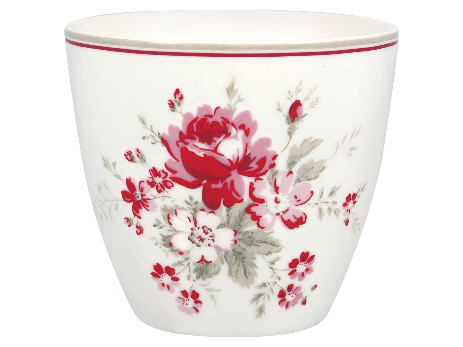 Greengate Marie Latte Cup red 0,35l