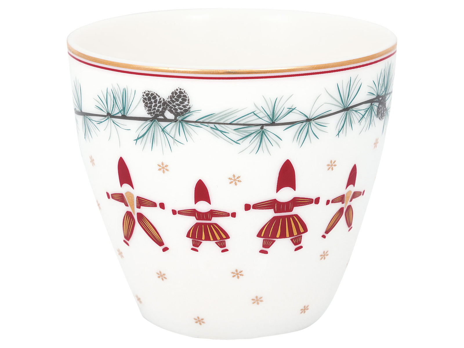 Greengate Juana Latte Cup white 0,35l