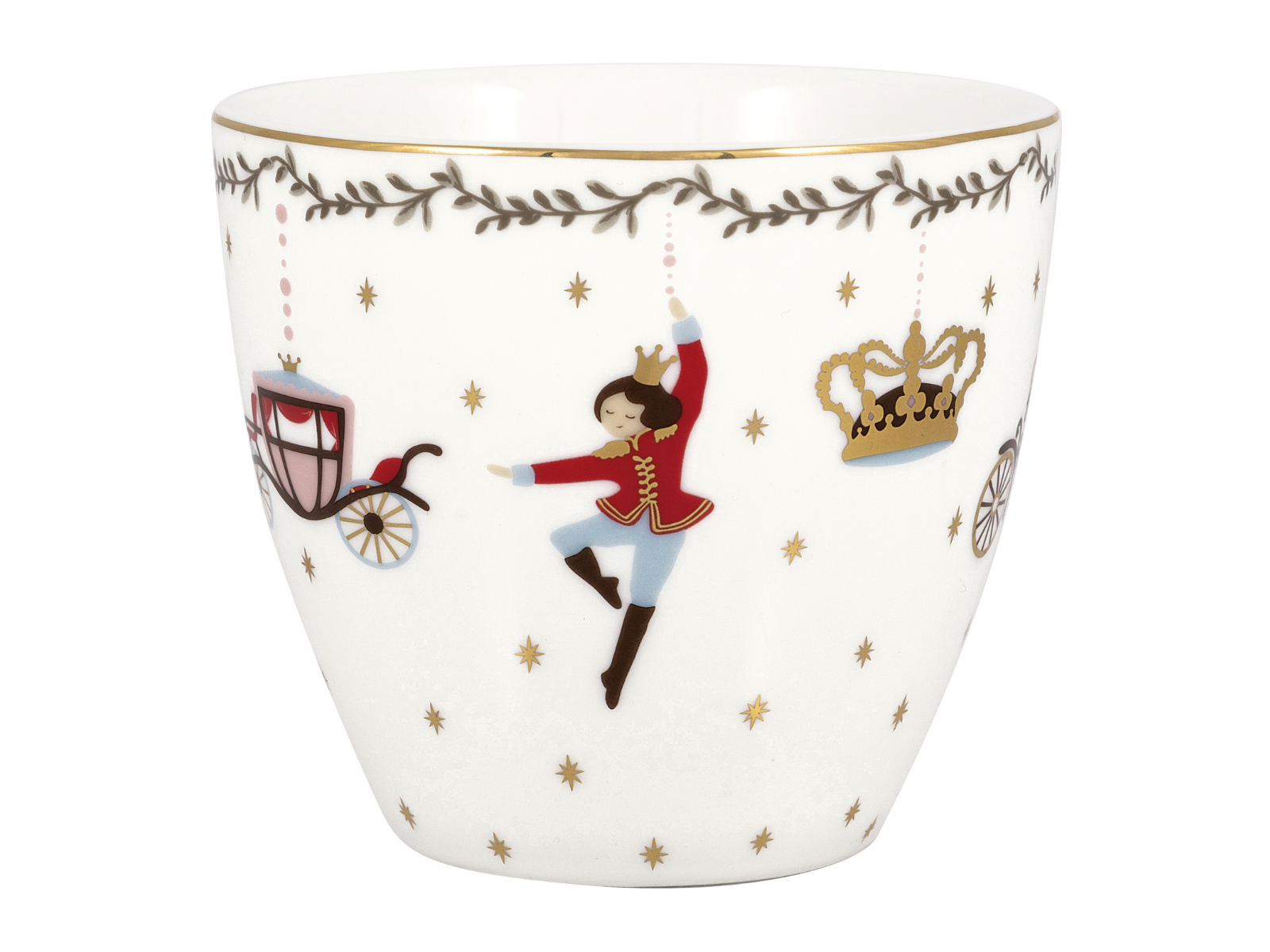 Greengate Royal Christmas Latte Cup weiß 0,35l - Produktbild 7