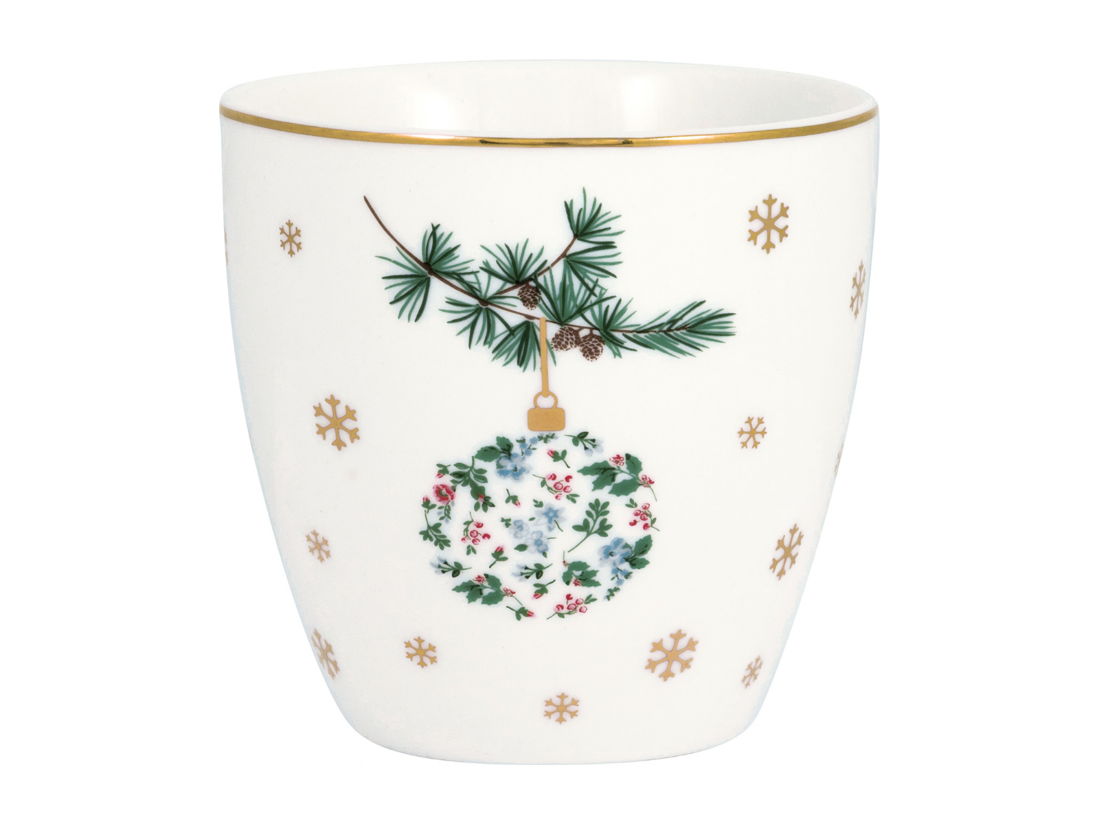 Greengate Joelle Mini Latte Cup weiß 0,13l