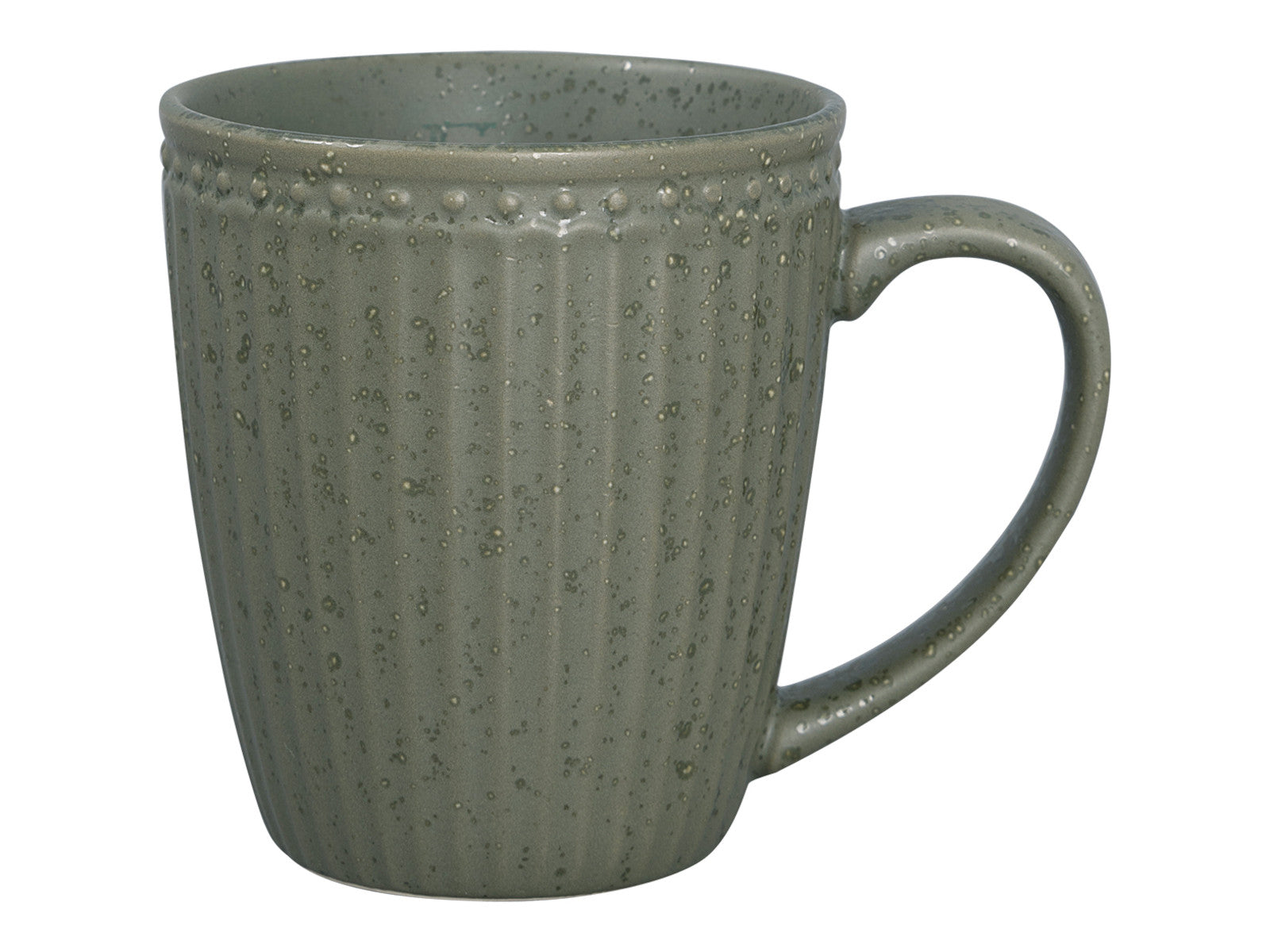 Greengate Alice Becher mit Henkel olive green 0,4l