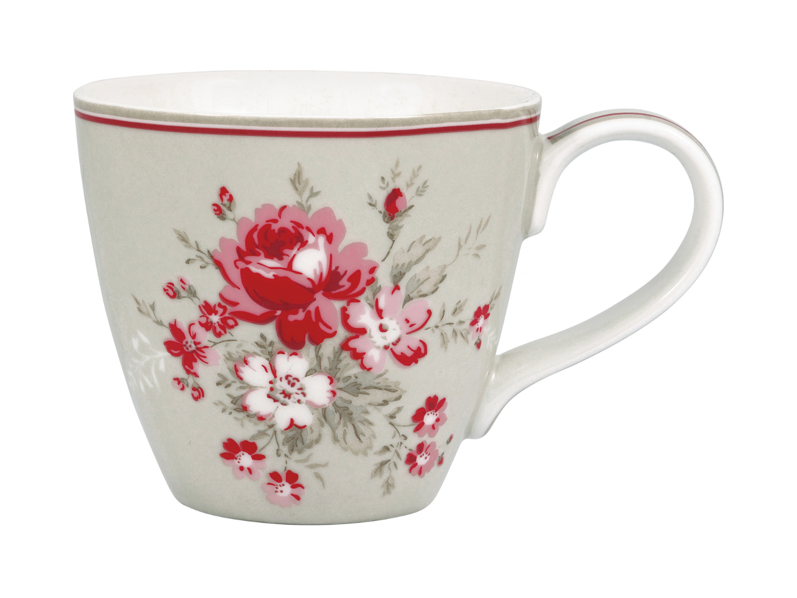 Greengate Marie Becher mit Henkel beige 0,35l