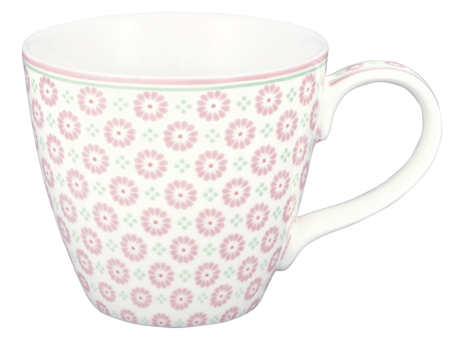 Greengate Narina Becher mit Henkel pale pink 0,35l