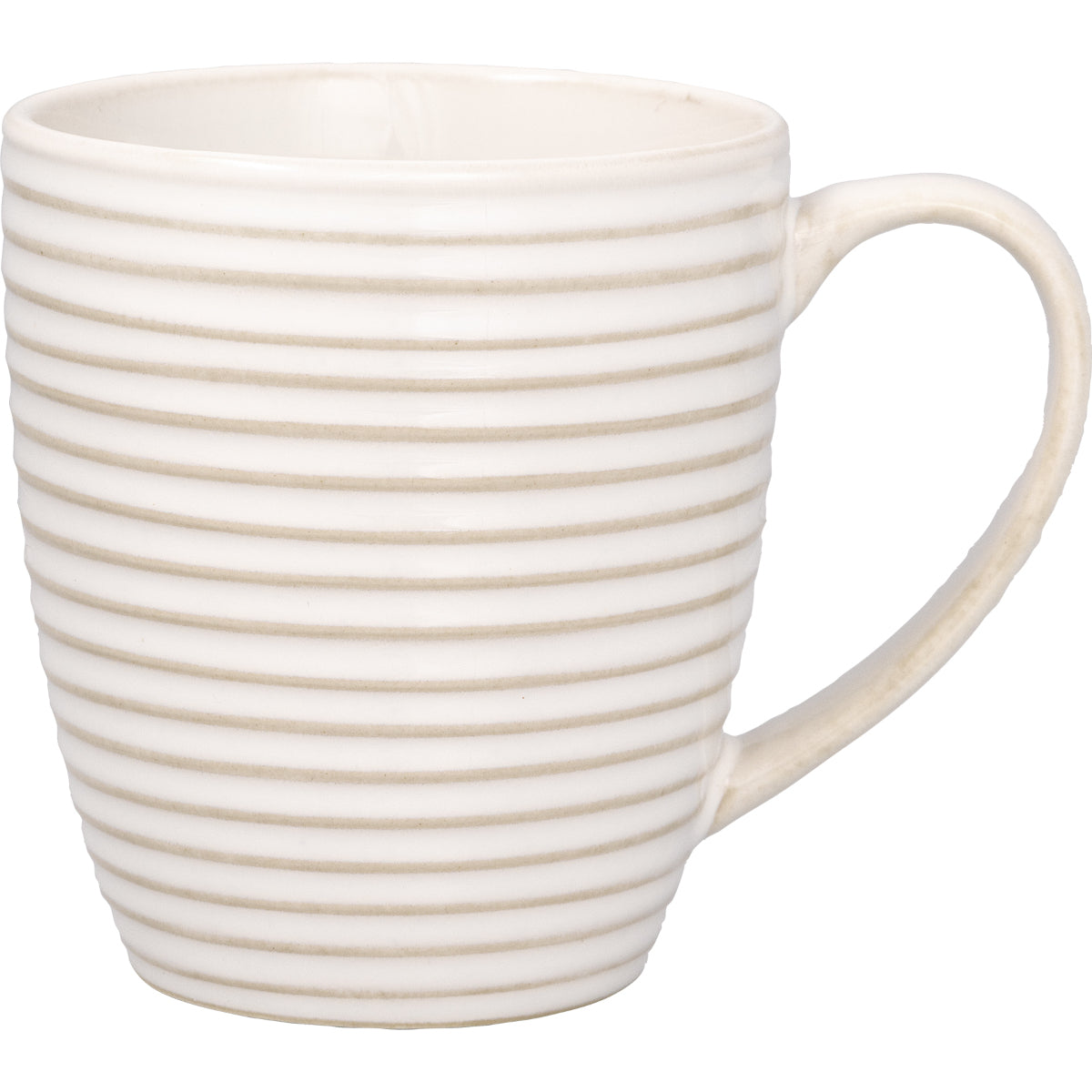 Greengate Dunes Becher mit Henkel white 0,4l