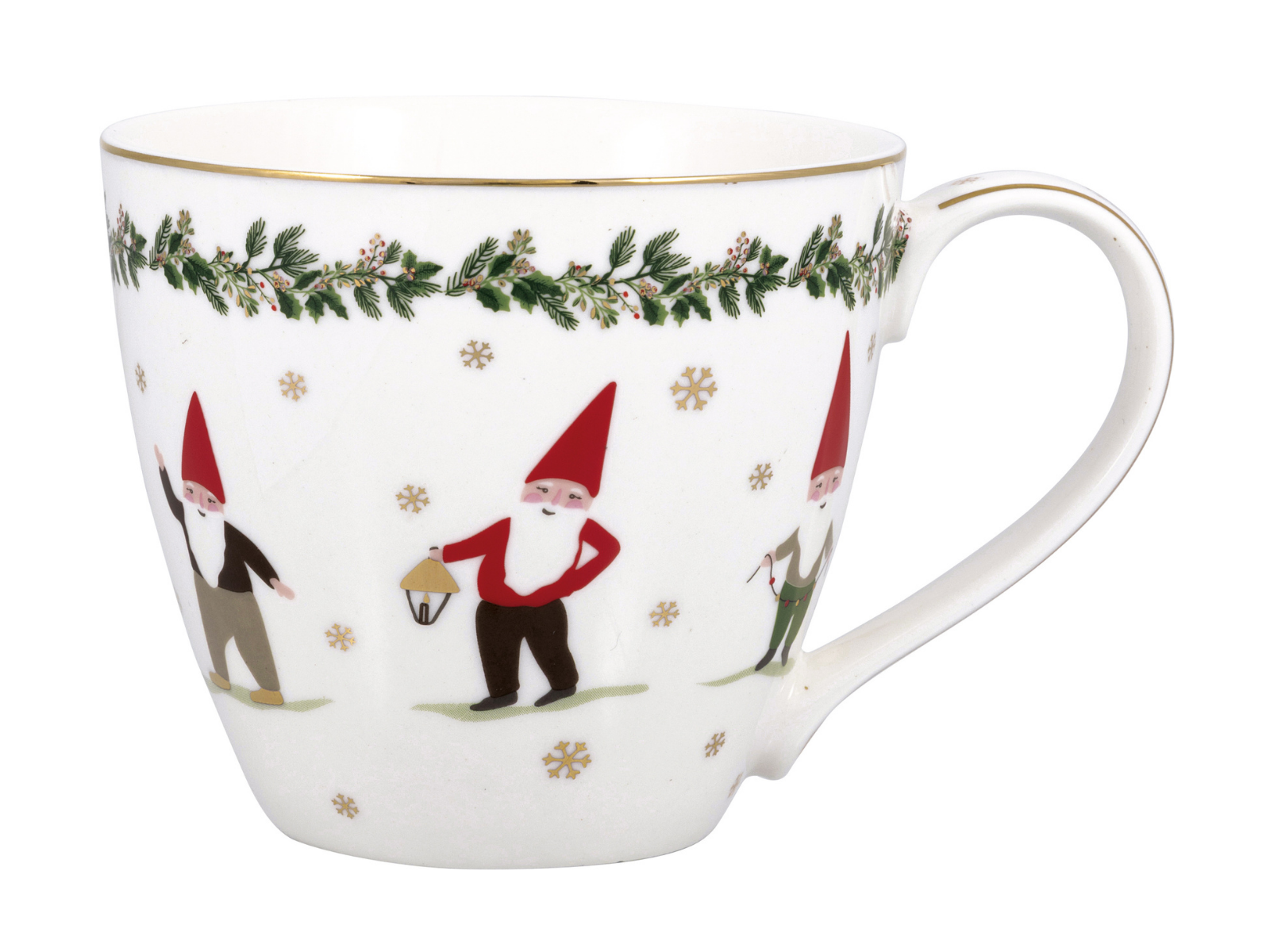Greengate Pixie Becher mit Henkel weiß 0,35l