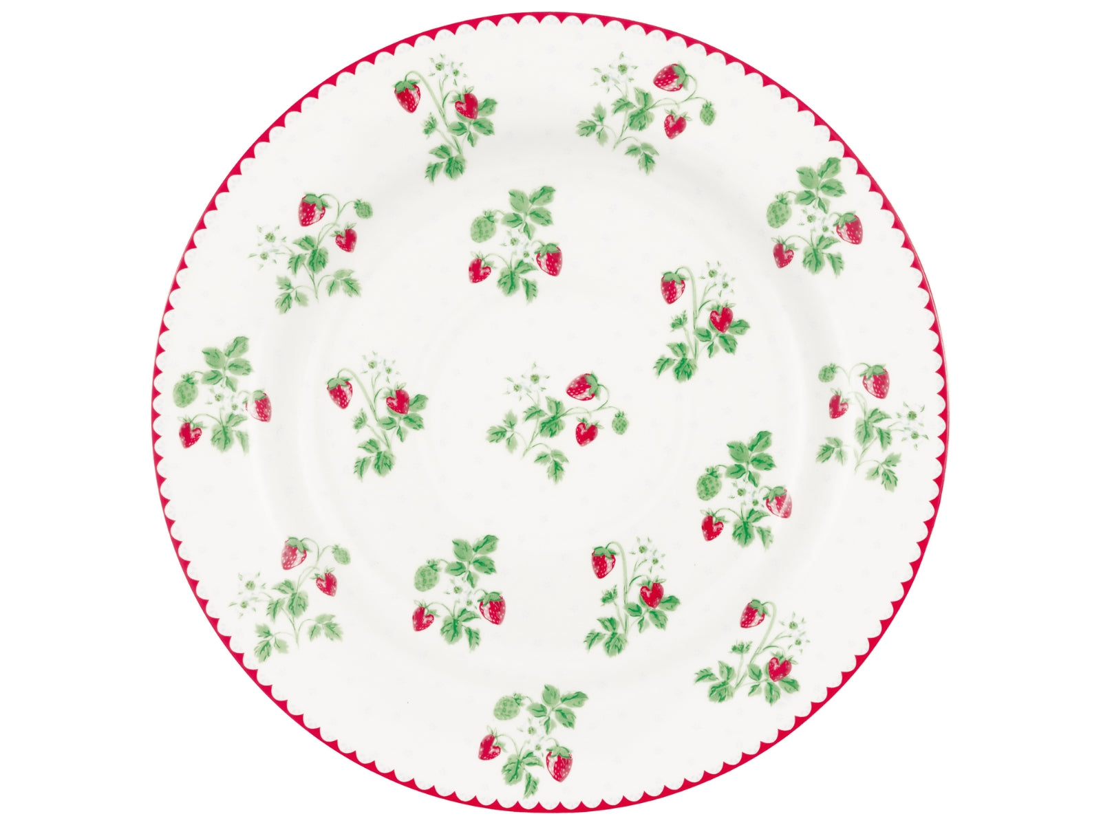 Greengate Berry Frühstücksteller white 20,2cm