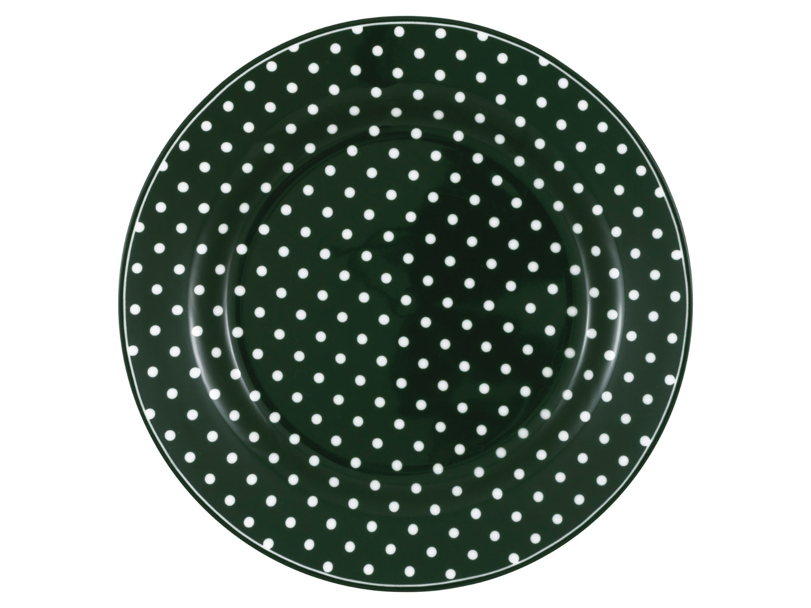 Greengate Dotty Frühstücksteller dark green 20,2cm