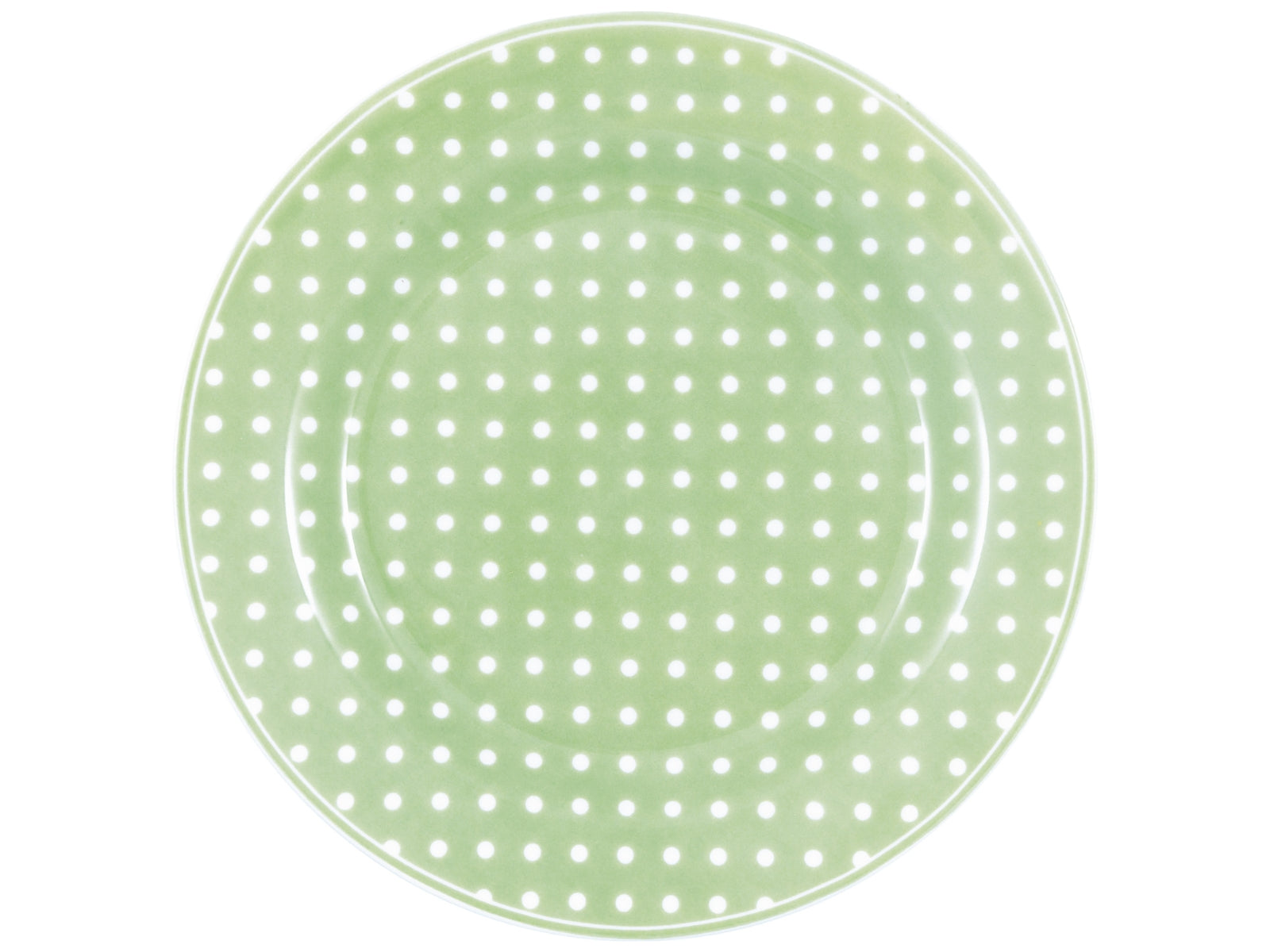 Greengate Dotty Frühstücksteller pale green 20,2cm