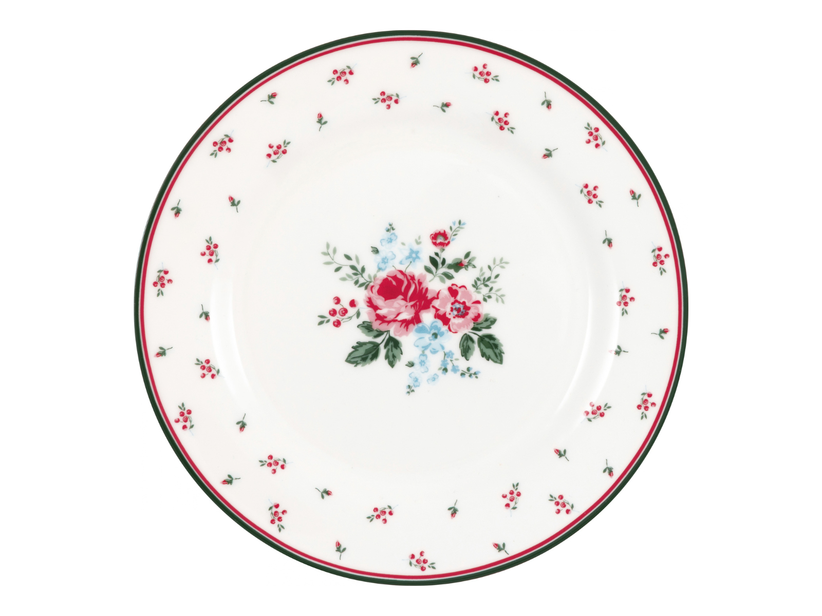 Greengate Erica Frühstücksteller weiß 20,2cm