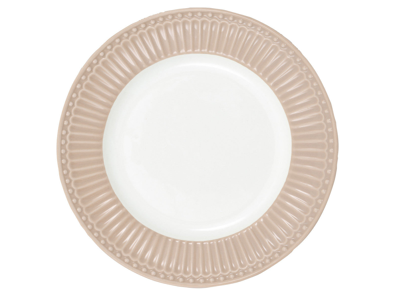 Greengate Alice Frühstücksteller klein creamy fudge 17,5cm