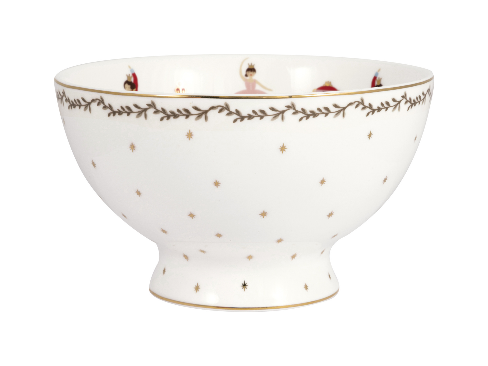 Greengate Royal Christmas Suppenbowl weiß 15cm - Produktbild 2