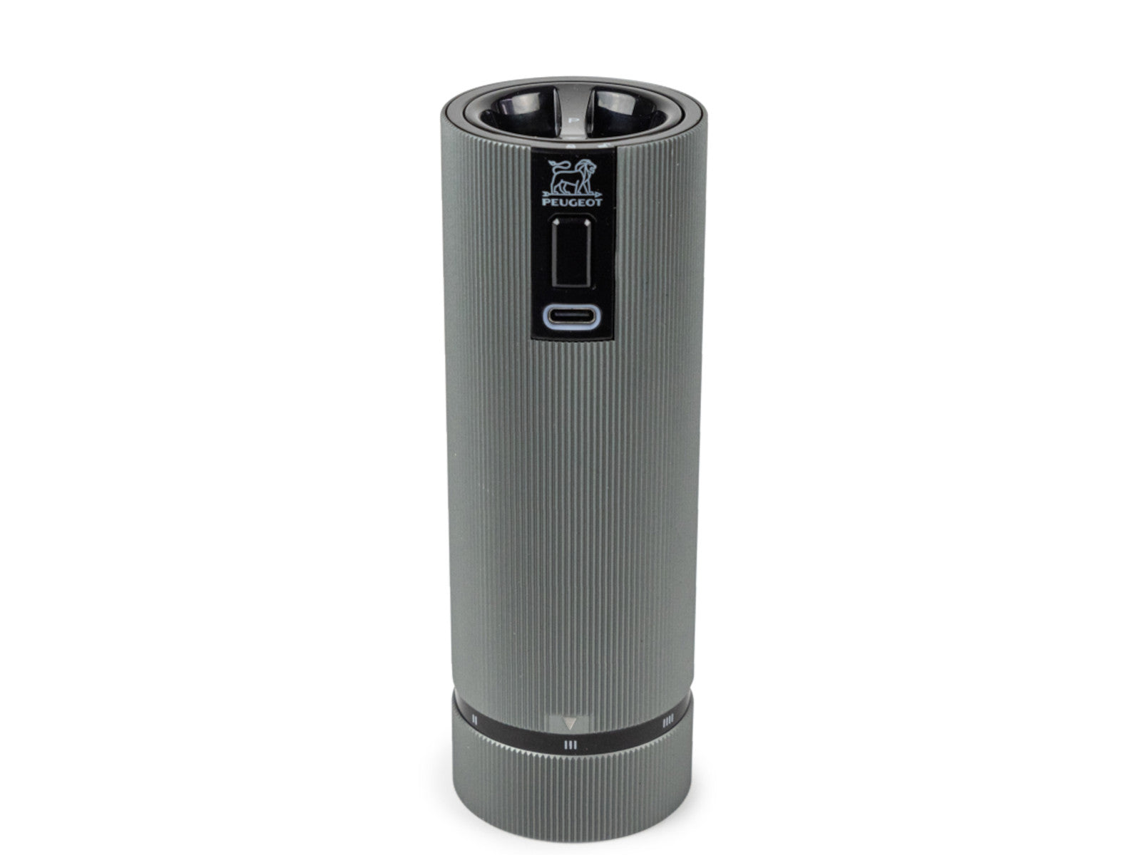 PEUGEOT LINE Pfeffermühle elektrisch Aluminium/Carbon u'Select 15 cm