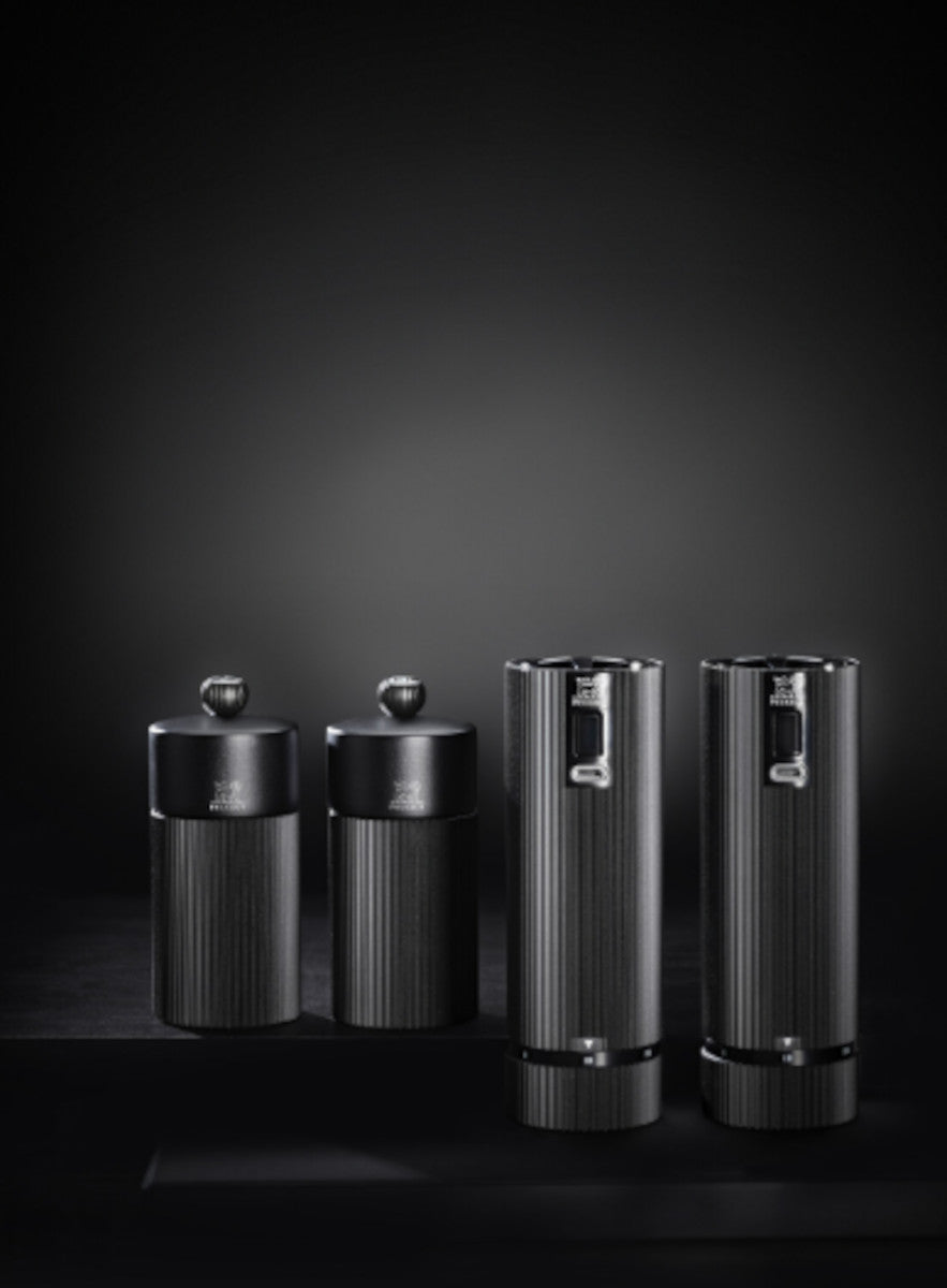 PEUGEOT LINE Duo Pfeffermühle/Salzmühle elektrisch u'Select Z schwarz 15 cm Set2 - Produktbild 2