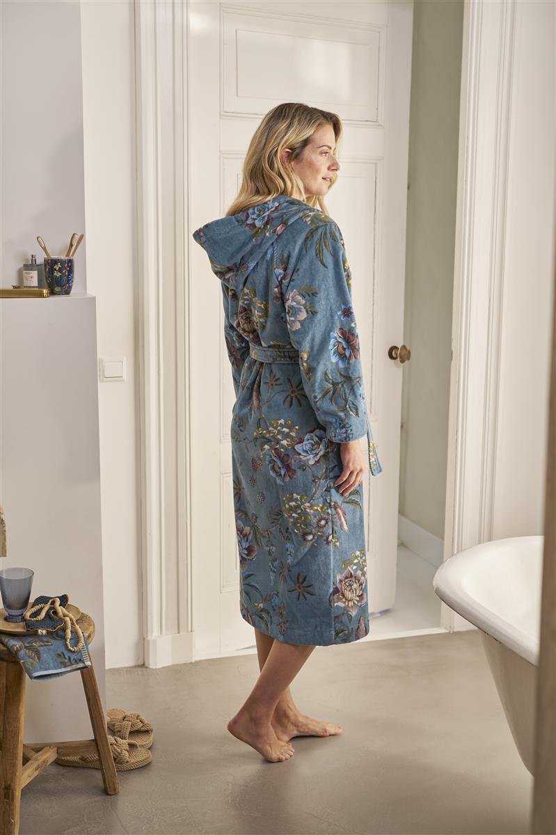 PIP STUDIO Secret Garden Bademantel blau L (1Stück) - Produktbild 8