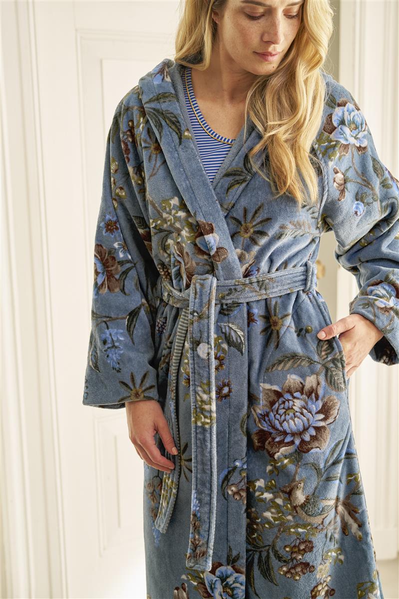 PIP STUDIO Secret Garden Bademantel blue S (1 Stück) - Produktbild 5