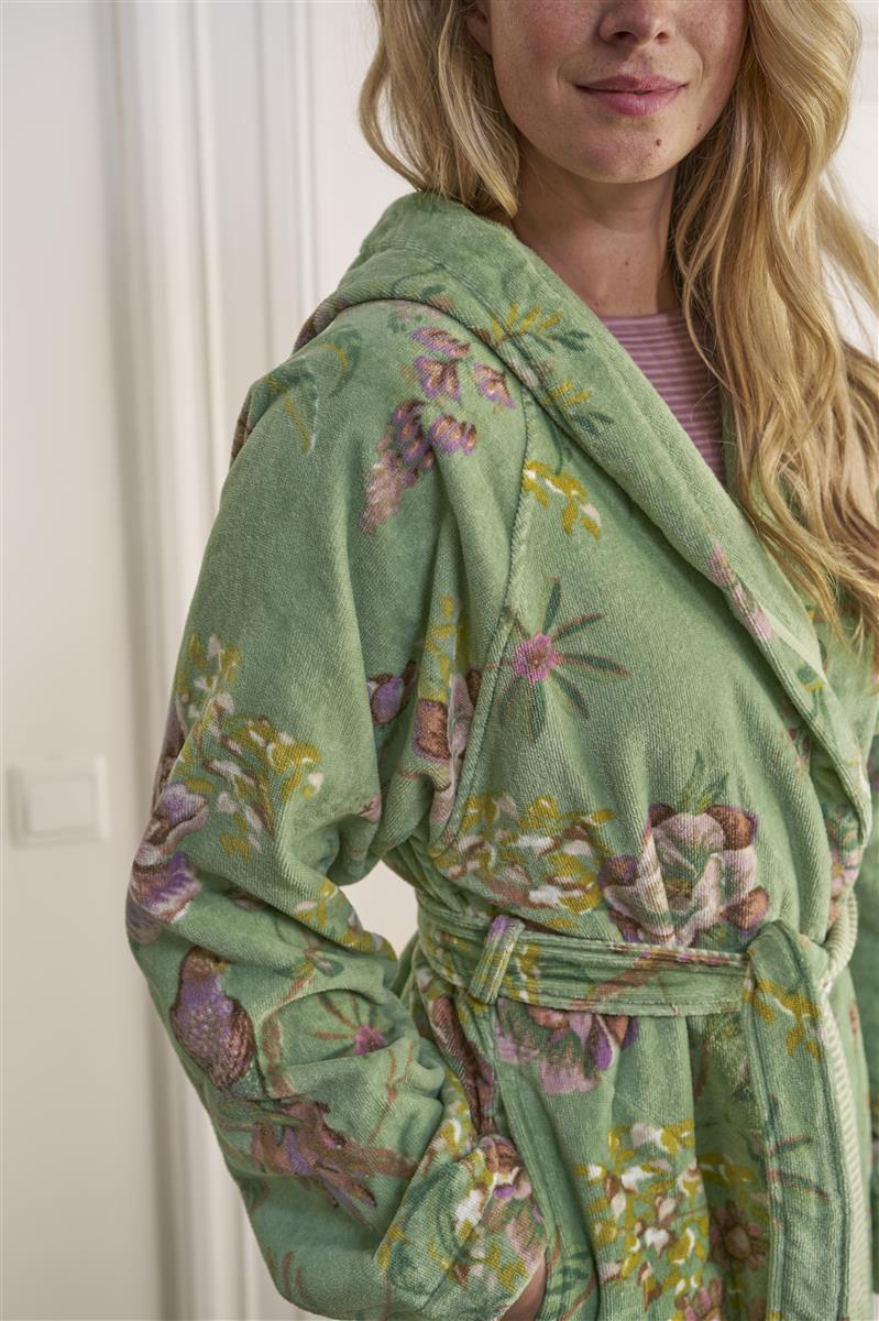 PIP STUDIO Secret Garden Bademantel green S (1Stück) - Produktbild 4