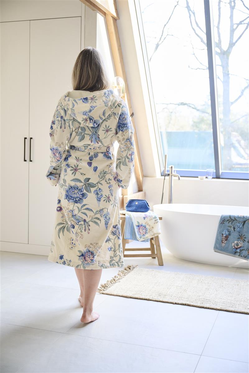 PIP STUDIO Secret Garden Bademantel white blue S (1Stück) - Produktbild 6