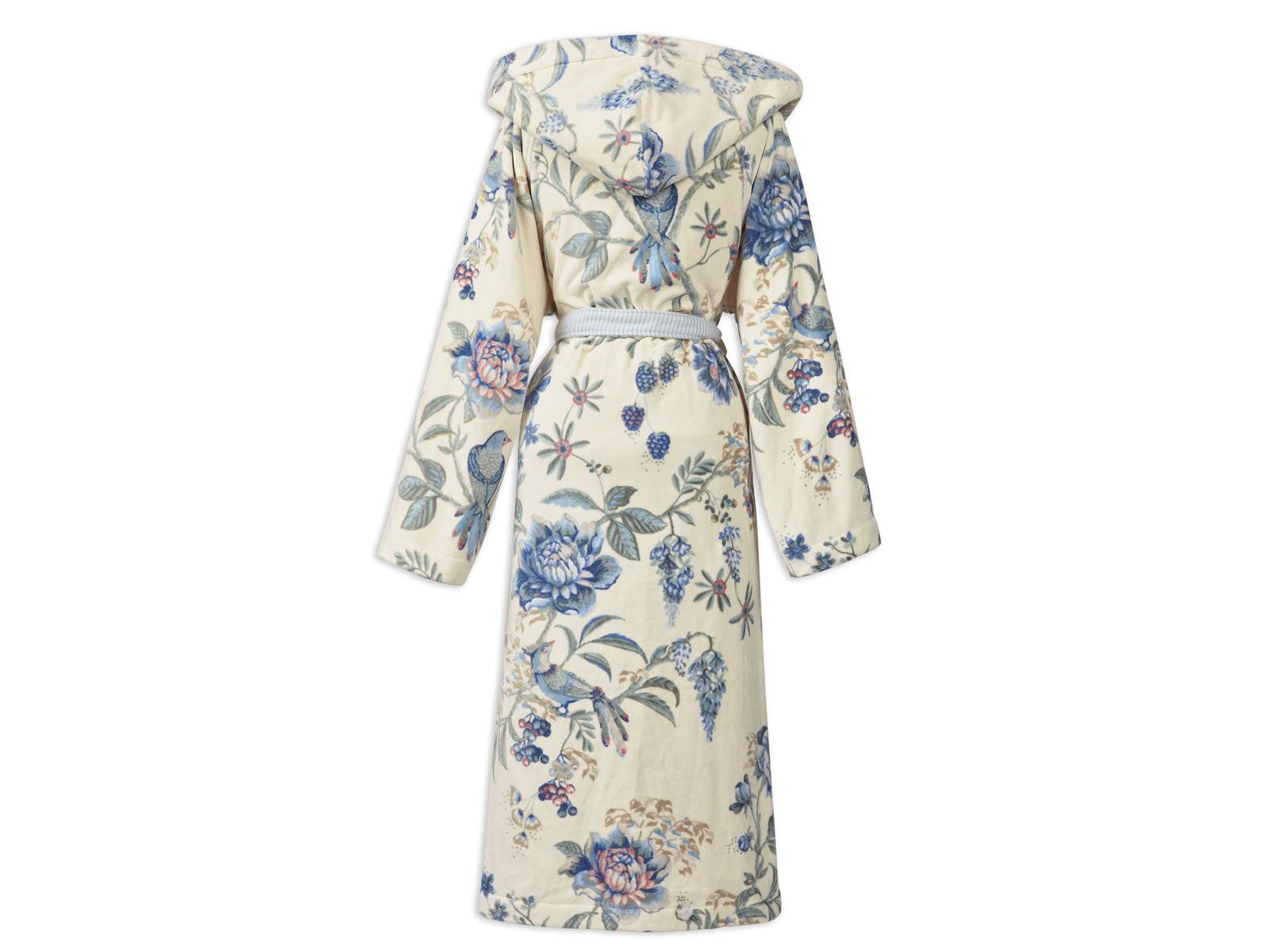 PIP STUDIO Secret Garden Bademantel white blue L (1Stück) - Produktbild 2