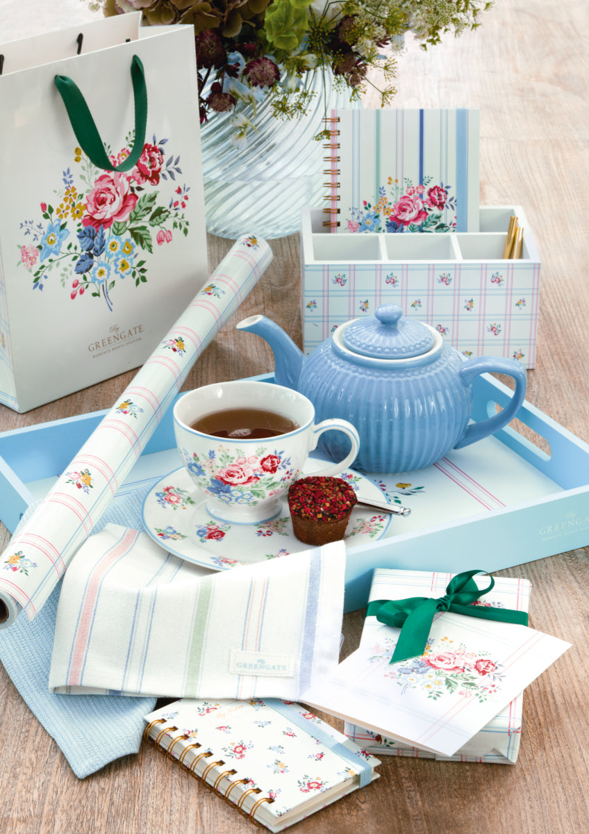 Greengate Elina Serviettenhalter white 19x19x4cm - Produktbild 3