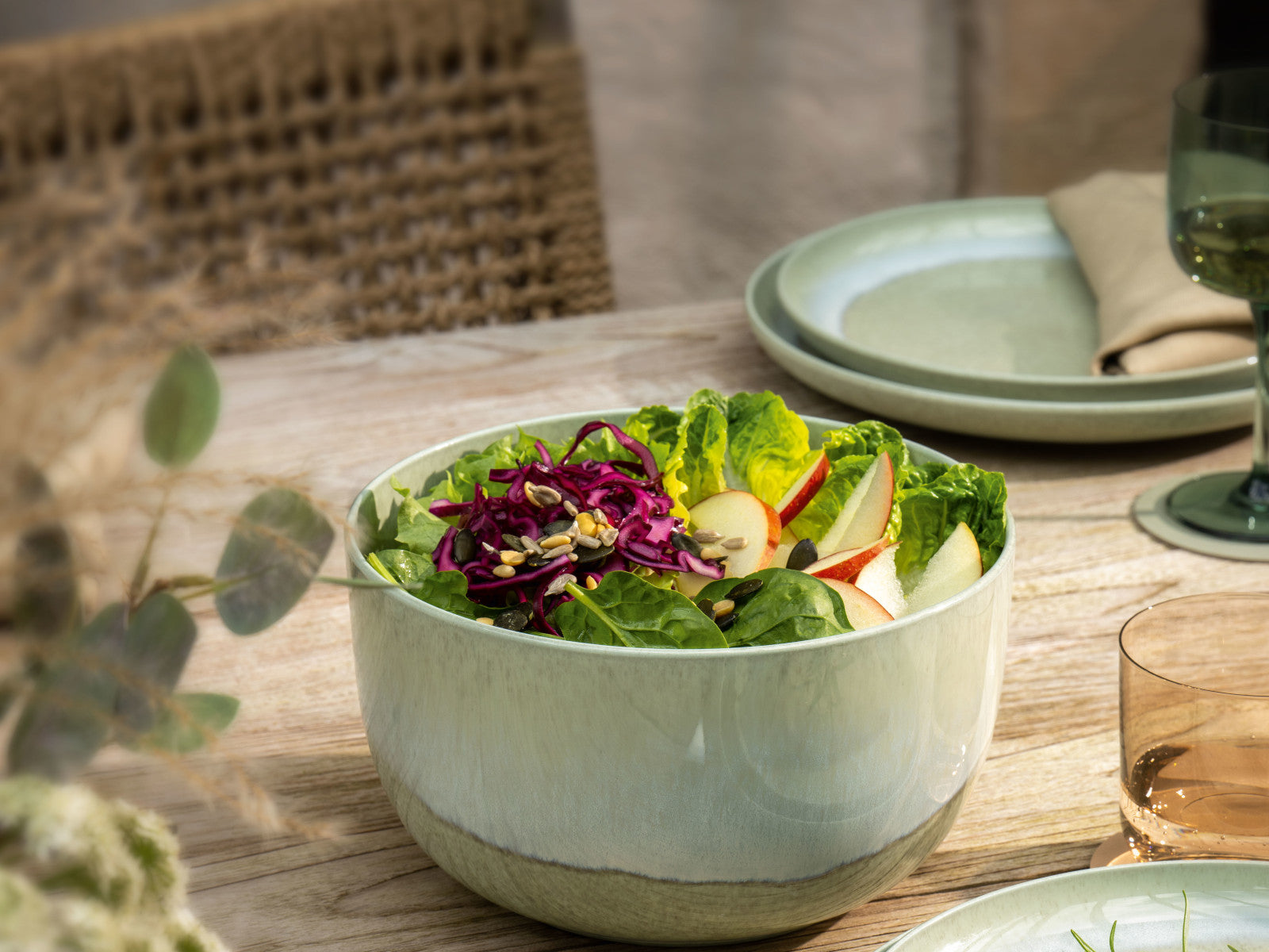 like. by Villeroy & Boch Perlemor Alga Servierschüssel 22,5cm - Produktbild 2