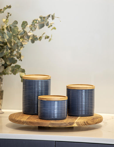 ladelle STAX Vorratsdose Anthrazit 16 cm - Produktbild 4