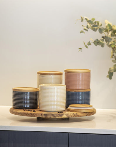 ladelle STAX Vorratsdose Anthrazit 12 cm - Produktbild 3