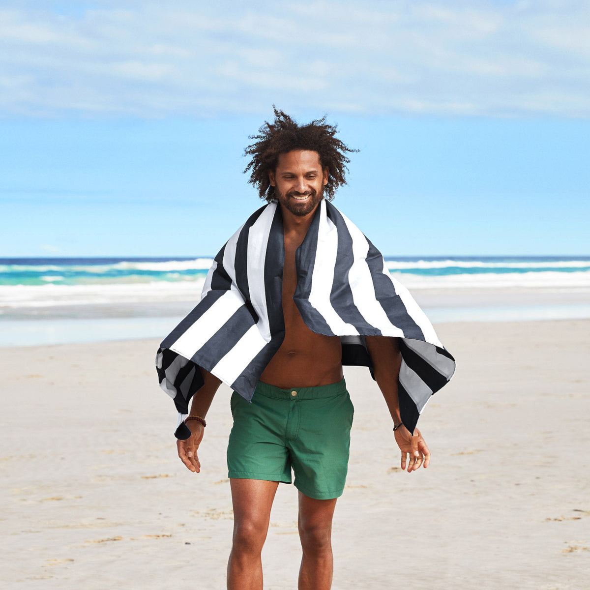 Dock & Bay Beach Towel L Kamari Charcoal 160x90cm - Produktbild 7