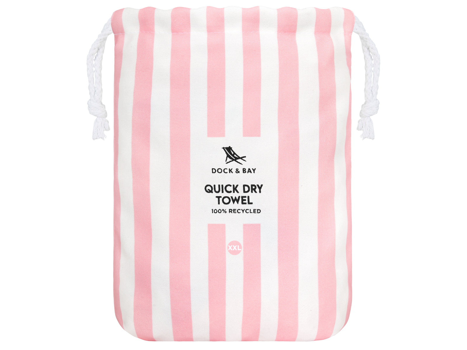 Dock & Bay Beach Towel XXL Malibu Pink 180x200cm - Produktbild 3