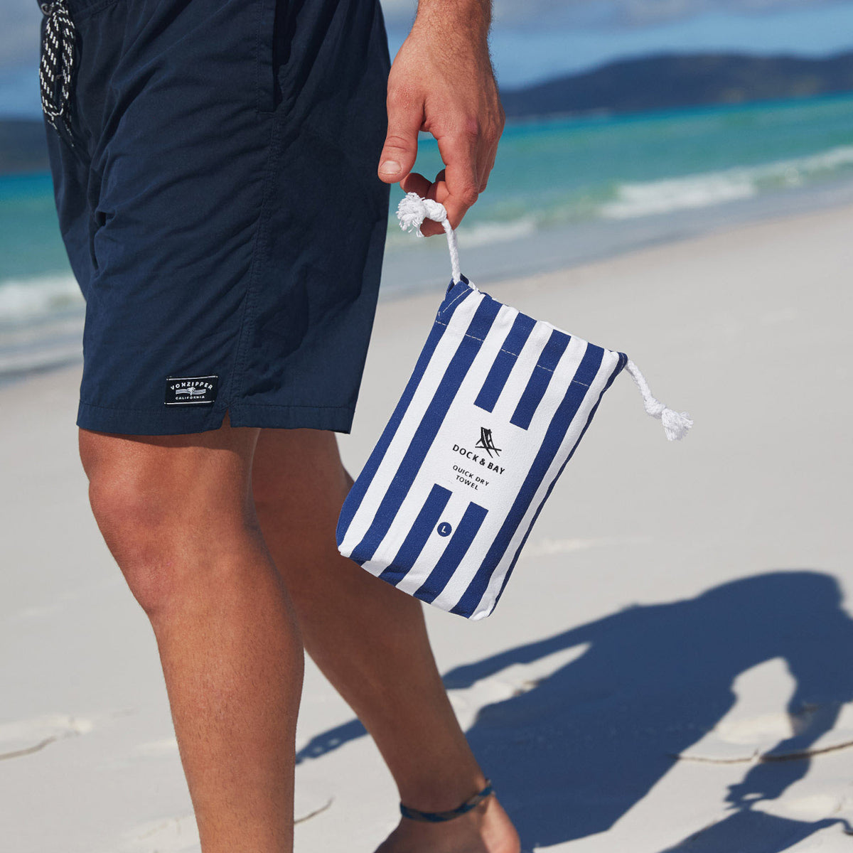 Dock & Bay Beach Towel XL Whitsunday Blue 200x90cm - Produktbild 9