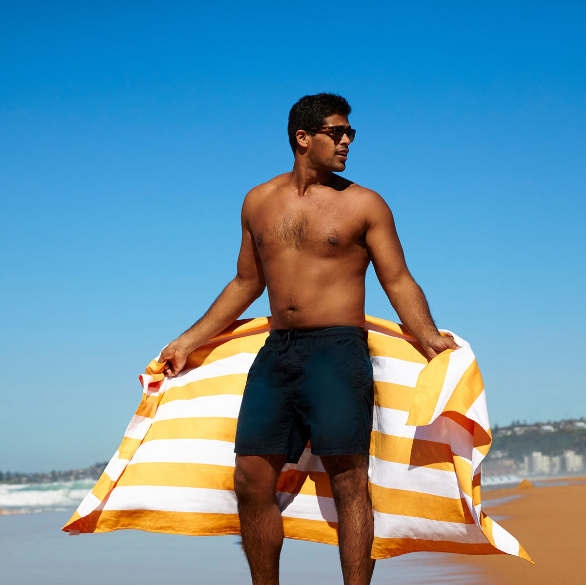 Dock & Bay Beach Towel L Ipanema Orange 160x90cm - Produktbild 6
