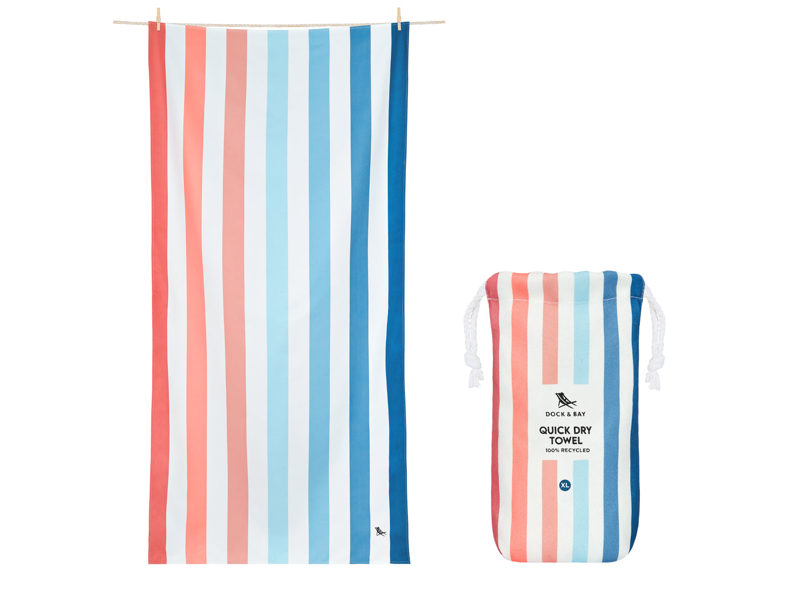 Dock & Bay Beach Towel XL Sand to Sea 200x90cm