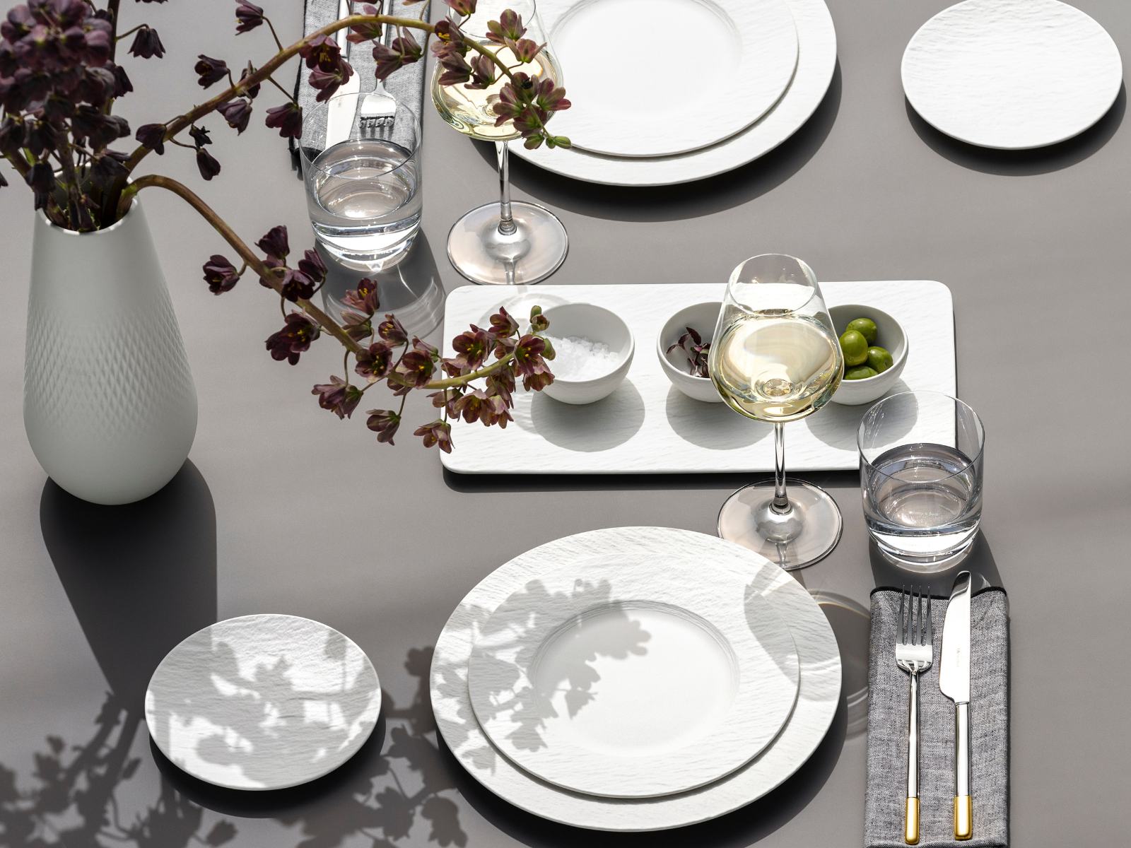 Villeroy & Boch Manufacture Rock blanc Multifunkt.teller rechteck - Produktbild 4